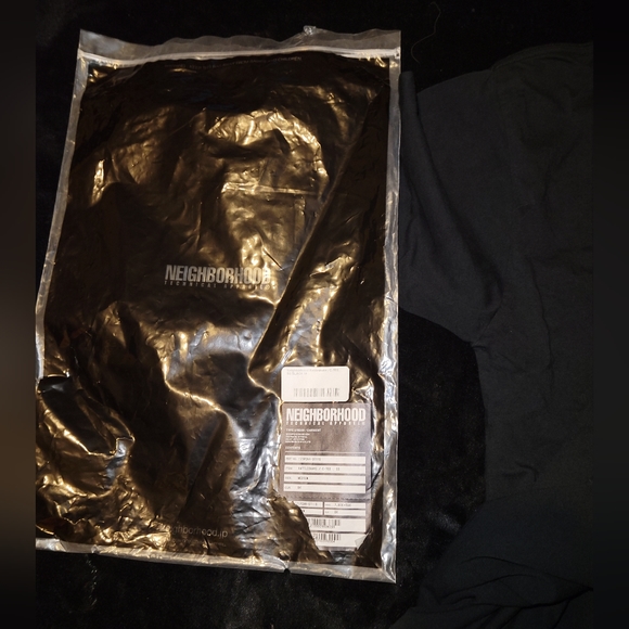 Neighborhood Tee shirt Brand new with tags and bag black size medium - Picture 8 of 9